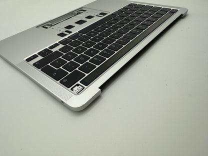 Macbook Pro 13" 2020 A2338 Topcase Akku Tastatur Silber #T860