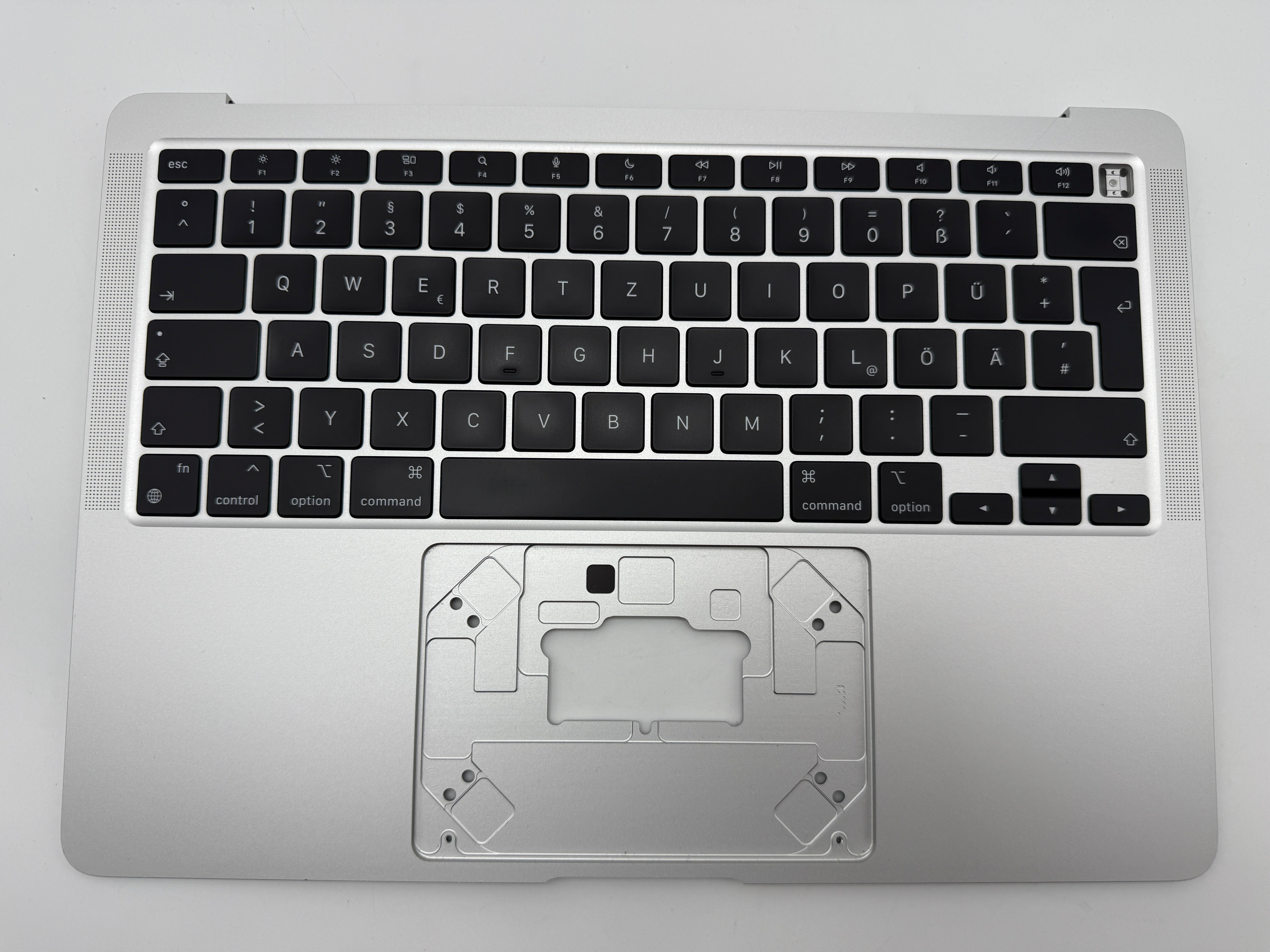 MacBook Air 13" 2020 A2337 Topcase QWERTZ Akku Tastatur Silber #T861