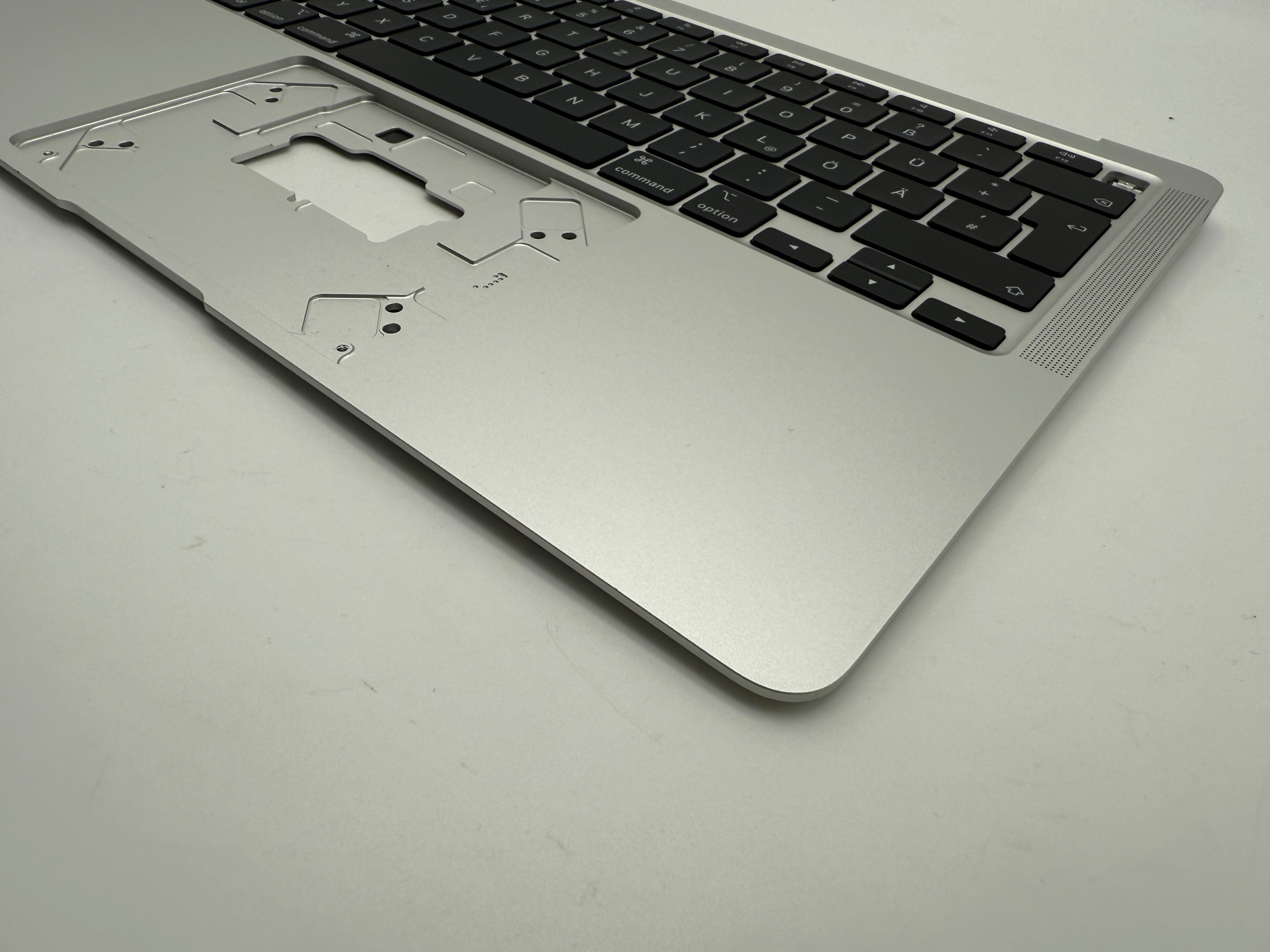 MacBook Air 13" 2020 A2337 Topcase QWERTZ Akku Tastatur Silber #T861