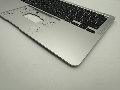 MacBook Air 13" 2020 A2337 Topcase QWERTZ Akku Tastatur Silber #T861