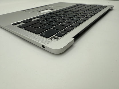 MacBook Air 13" 2020 A2337 Topcase QWERTZ Akku Tastatur Silber #T861