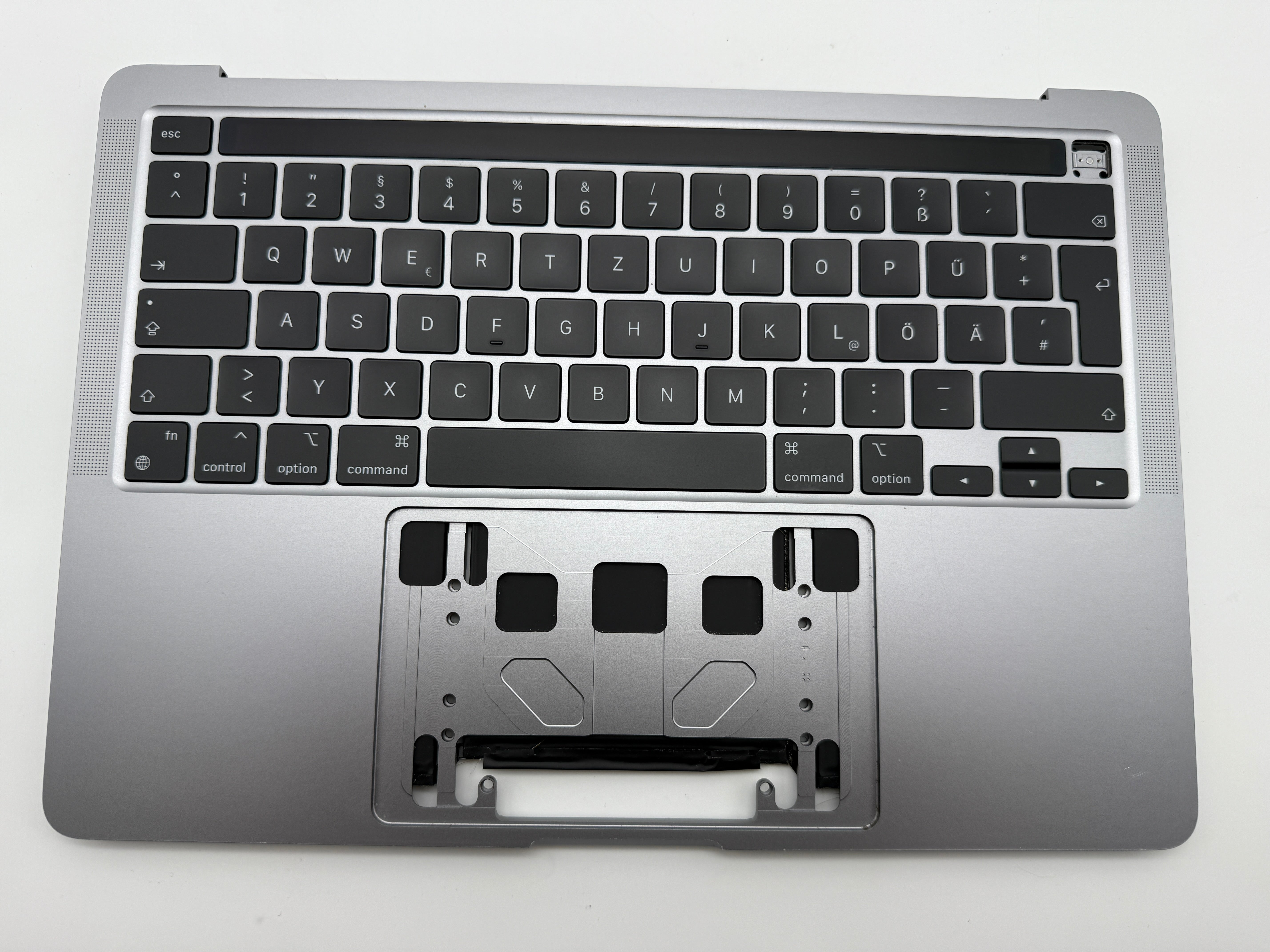 Macbook Pro 13" 2020 2022 A2338 Topcase QWERTZ Spacegrau Grau #T862