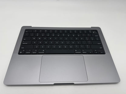 Macbook Pro 14" 2021 A2442 Topcase QWERTY US Tastatur Spacegrau #T686