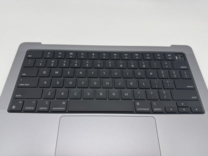 Macbook Pro 14" 2021 A2442 Topcase QWERTY US Tastatur Spacegrau #T686