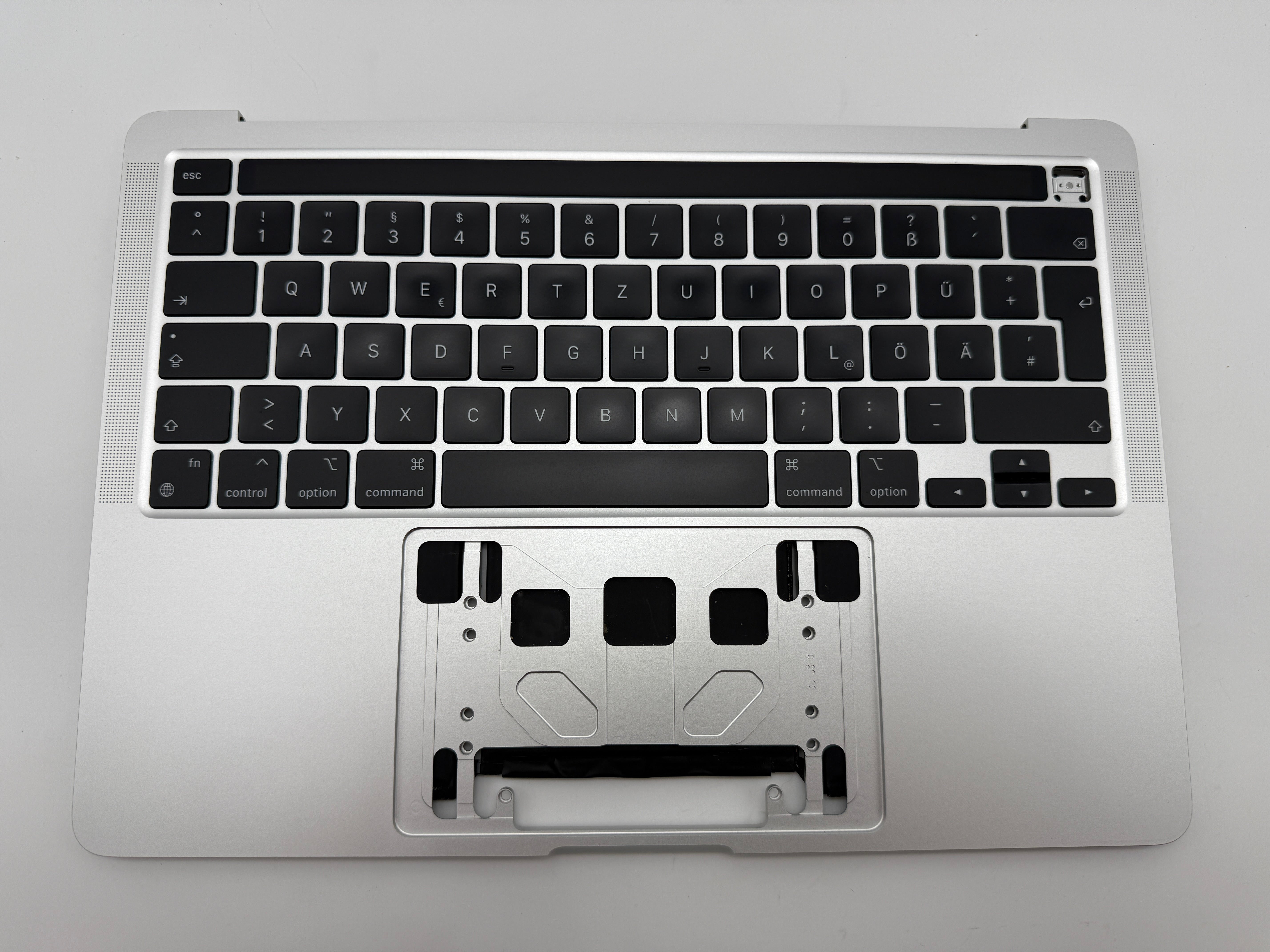 Macbook Pro 13" 2020 2022 A2338 Topcase Akku Tastatur Silber #T863