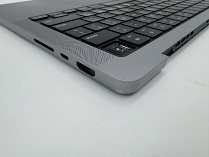 Macbook Pro 14" 2021 A2442 Topcase QWERTY US Tastatur Spacegrau #T688