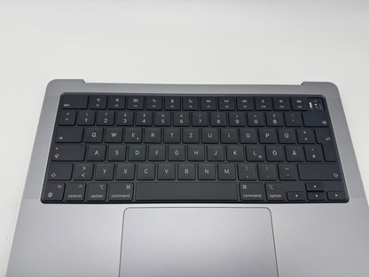 Macbook Pro 14" 2021 A2442 Topcase QWERTZ Tastatur Spacegrau #T689