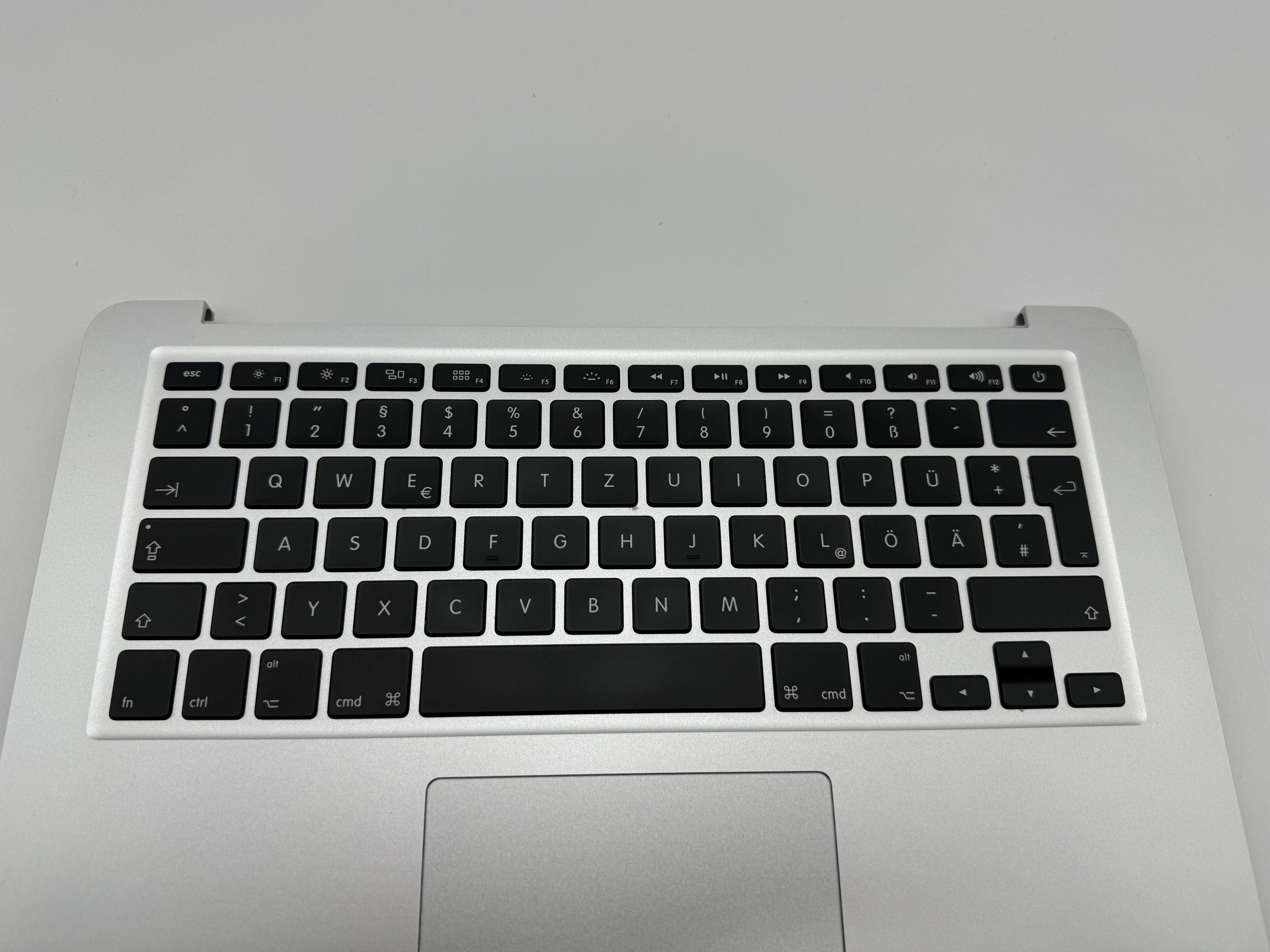 MacBook Air 13" A1466 2013 - 2017 Topcase QWERTZ Tastatur Akku Silber #T411