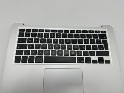 MacBook Air 13" A1466 2013 - 2017 Topcase QWERTZ Tastatur Silber #T412