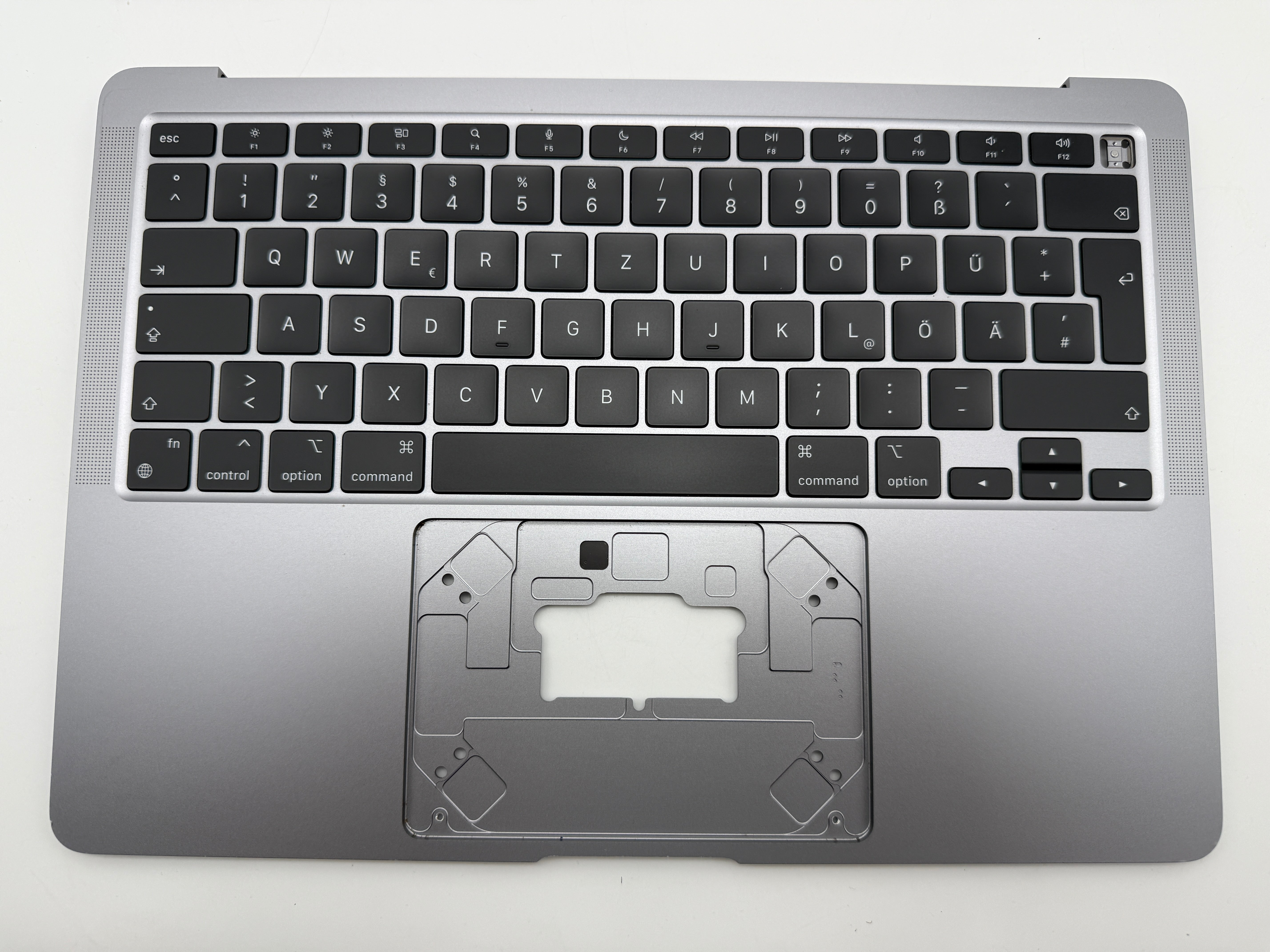 MacBook Air 13" 2020 A2337 Topcase QWERTZ Akku Tastatur Grau #T867