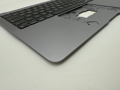 MacBook Air 13" 2020 A2337 Topcase QWERTZ Akku Tastatur Grau #T867