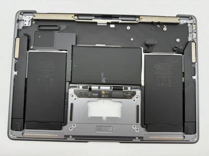 MacBook Air 13" 2020 A2337 Topcase QWERTZ Akku Tastatur Grau #T867