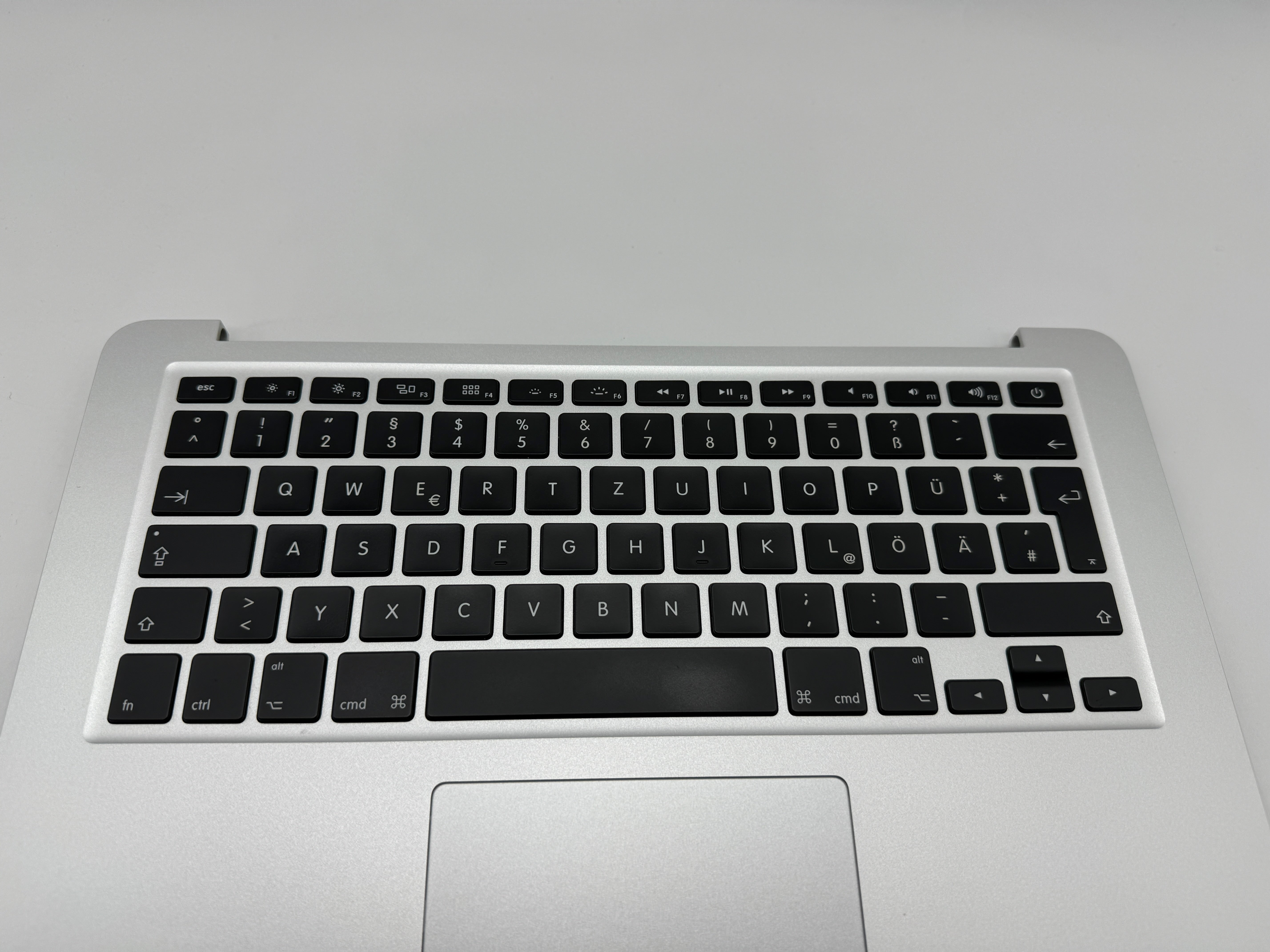 MacBook Air 13" A1466 2013 - 2017 Topcase QWERTZ Tastatur Akku Silber #T413