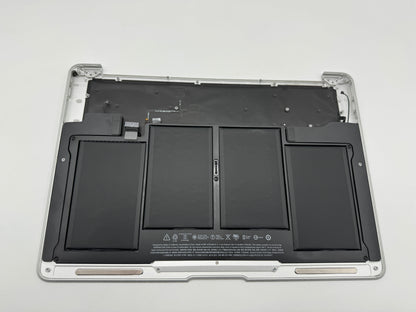 MacBook Air 13" A1466 2013 - 2017 Topcase QWERTZ Tastatur Akku Silber #T413