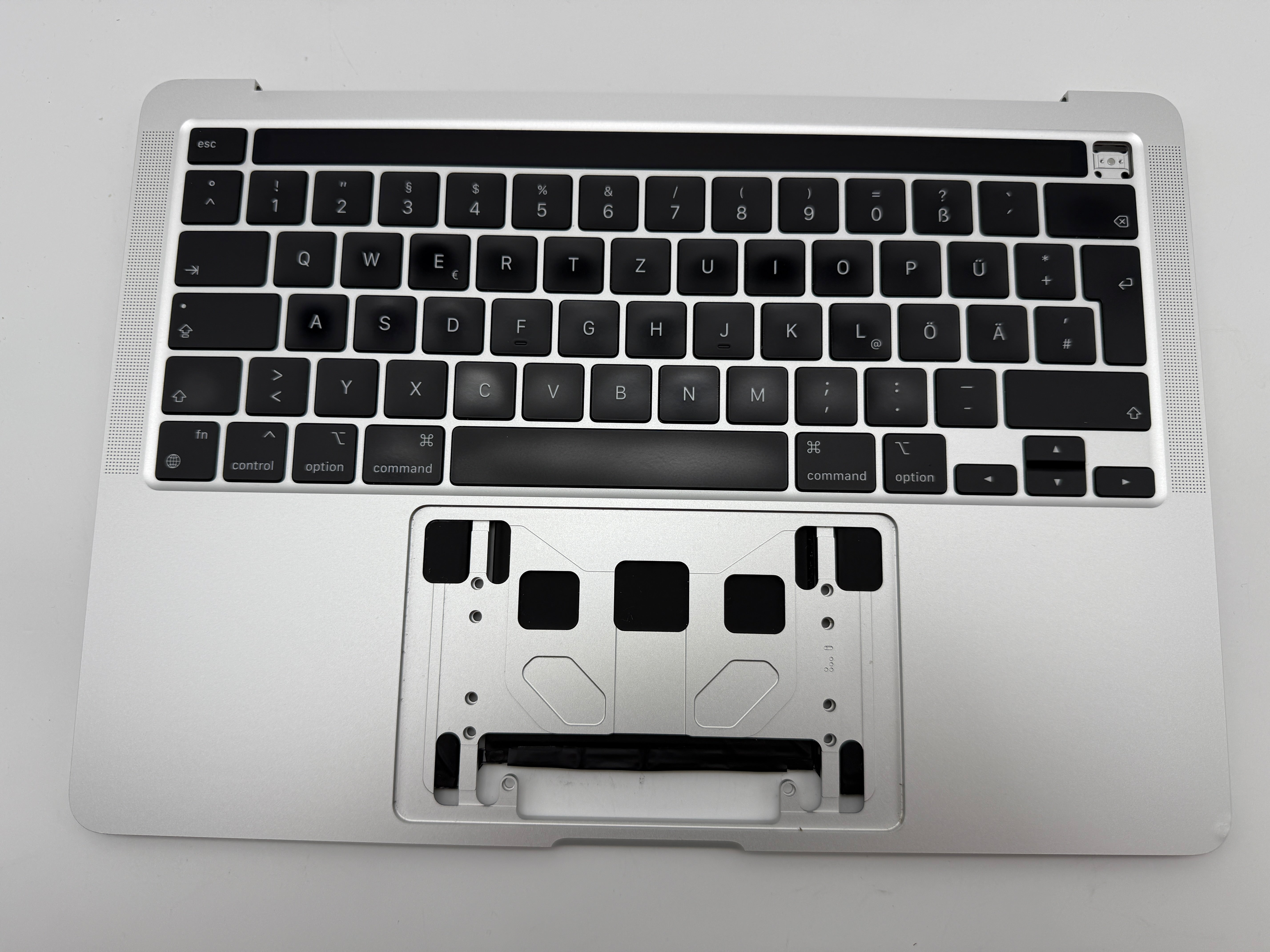 Macbook Pro 13" 2020 2022 A2338 Topcase Akku Tastatur Silber #T865
