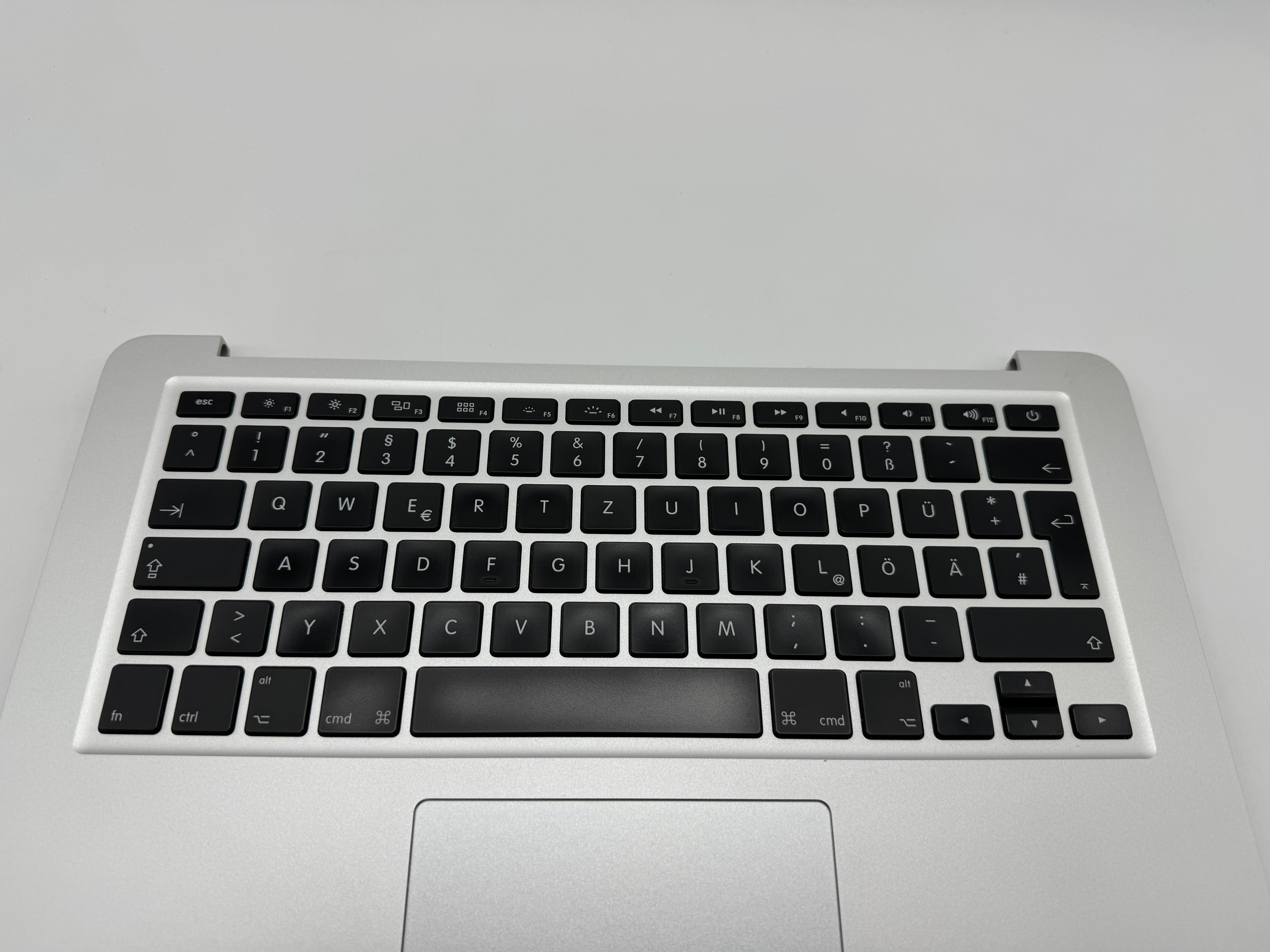 MacBook Air 13" A1466 2013 - 2017 Topcase QWERTZ Tastatur Akku Silber #T414