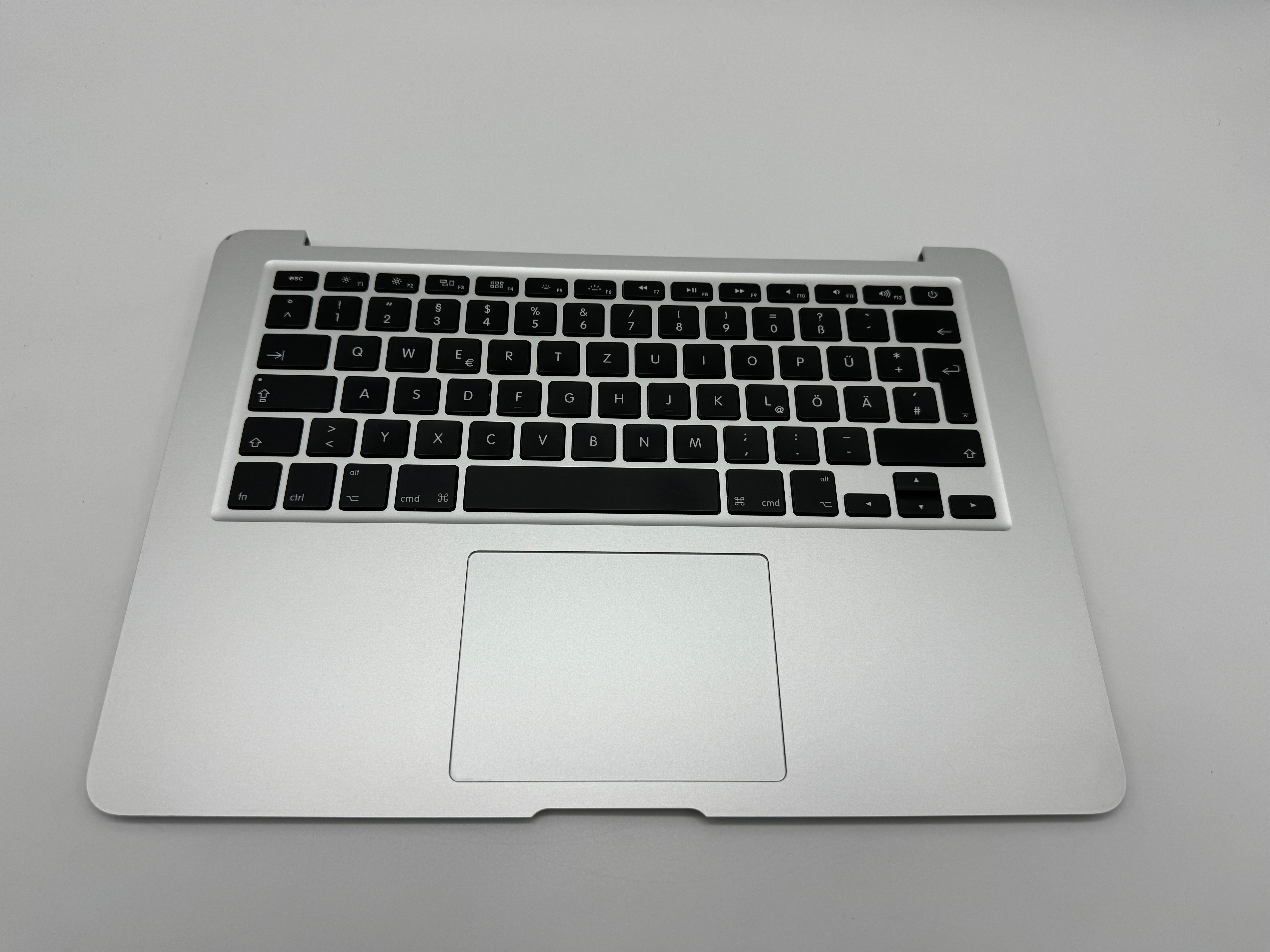 MacBook Air 13" A1466 2013 - 2017 Topcase QWERTZ Tastatur Akku Silber #T415