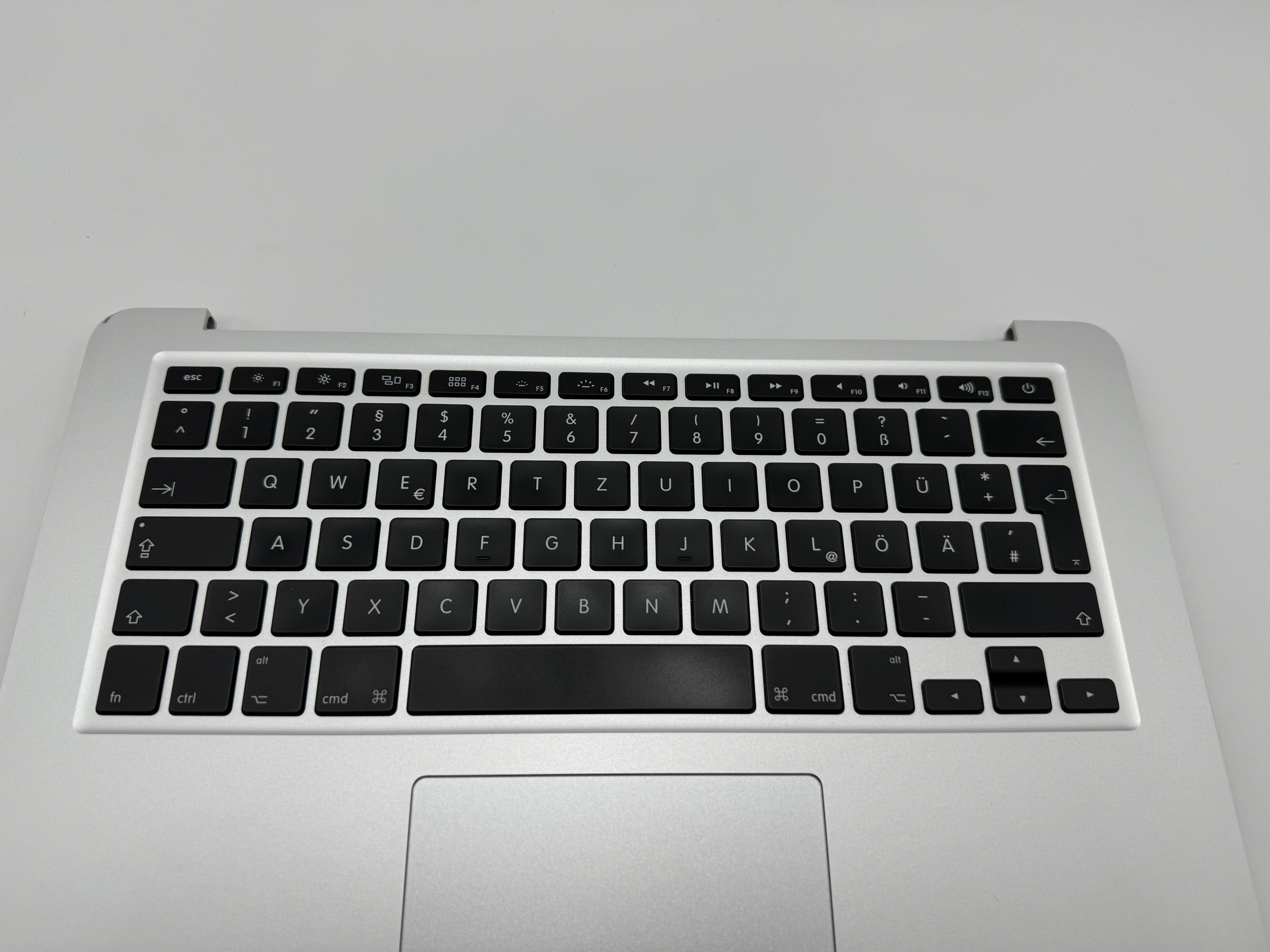 MacBook Air 13" A1466 2013 - 2017 Topcase QWERTZ Tastatur Akku Silber #T415