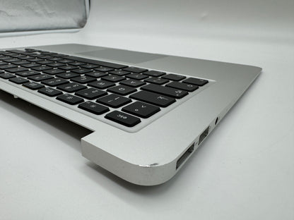 MacBook Air 13" A1466 2013 - 2017 Topcase QWERTZ Tastatur Akku Silber #T415