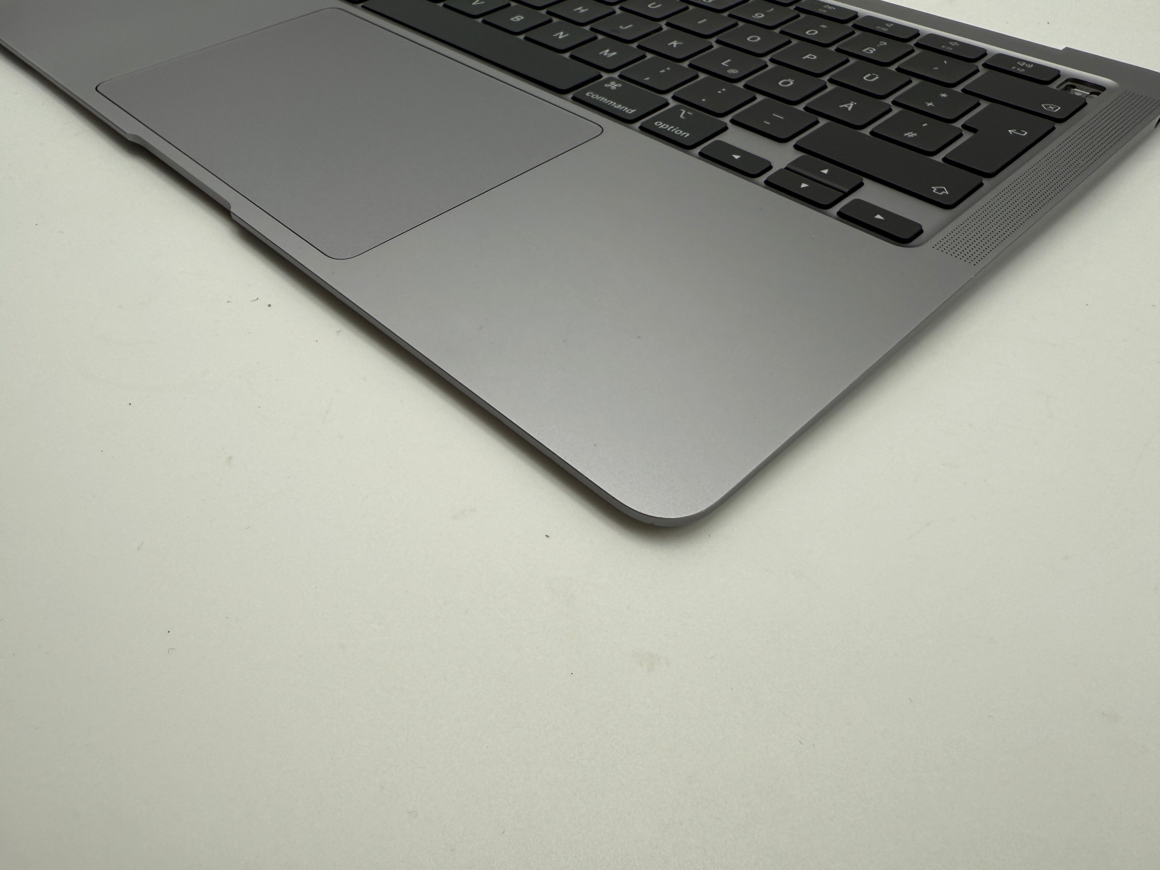 MacBook Air 13" 2020 A2337 Topcase QWERTZ Akku Tastatur Grau #T869