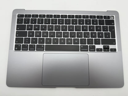 MacBook Air 13" 2020 A2337 Topcase QWERTZ Akku Tastatur Grau #T870