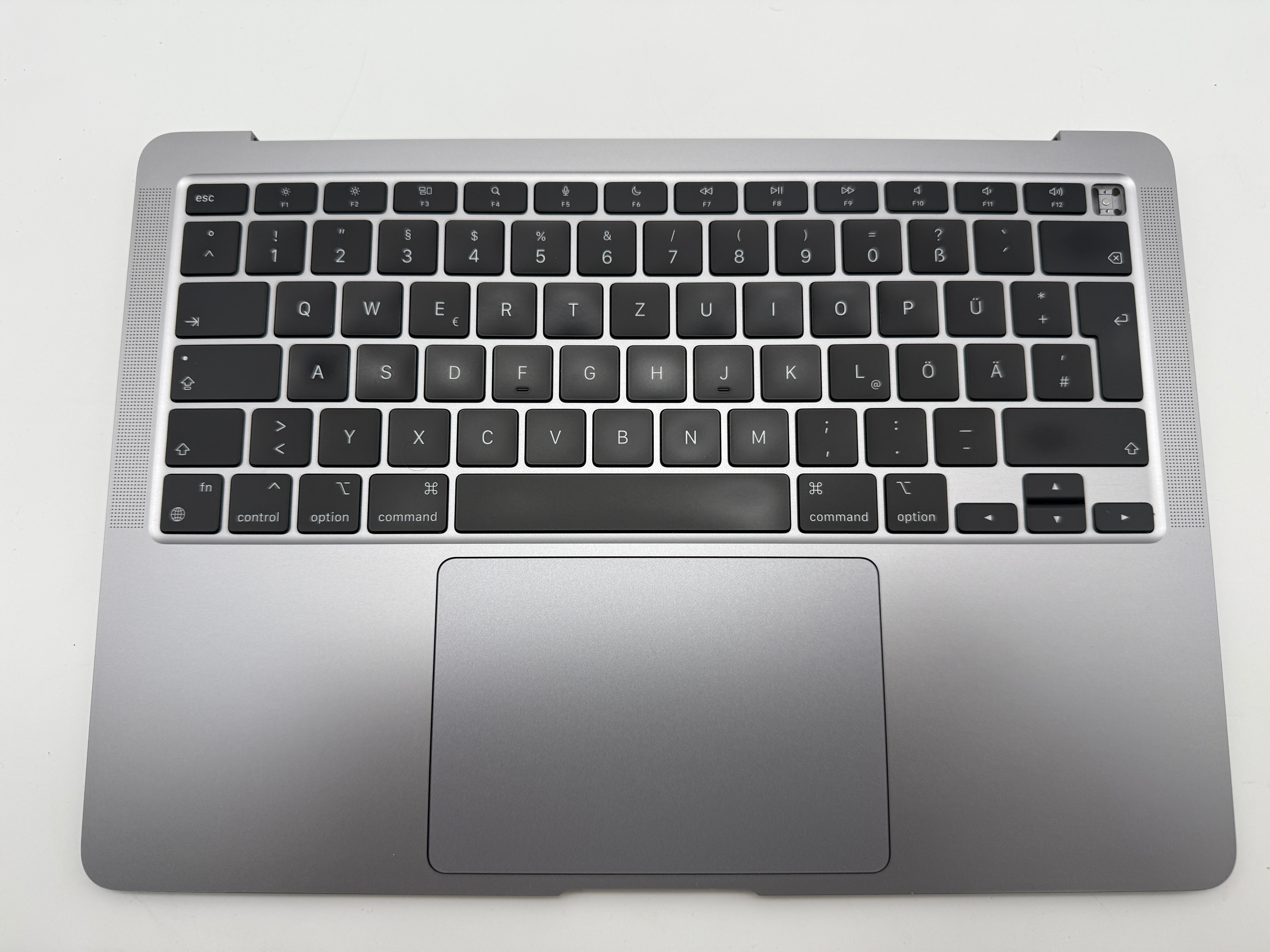 MacBook Air 13" 2020 A2337 Topcase QWERTZ Akku Tastatur Grau #T871