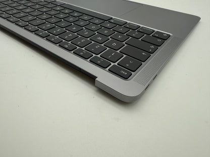 MacBook Air 13" 2020 A2337 Topcase QWERTZ Akku Tastatur Grau #T871