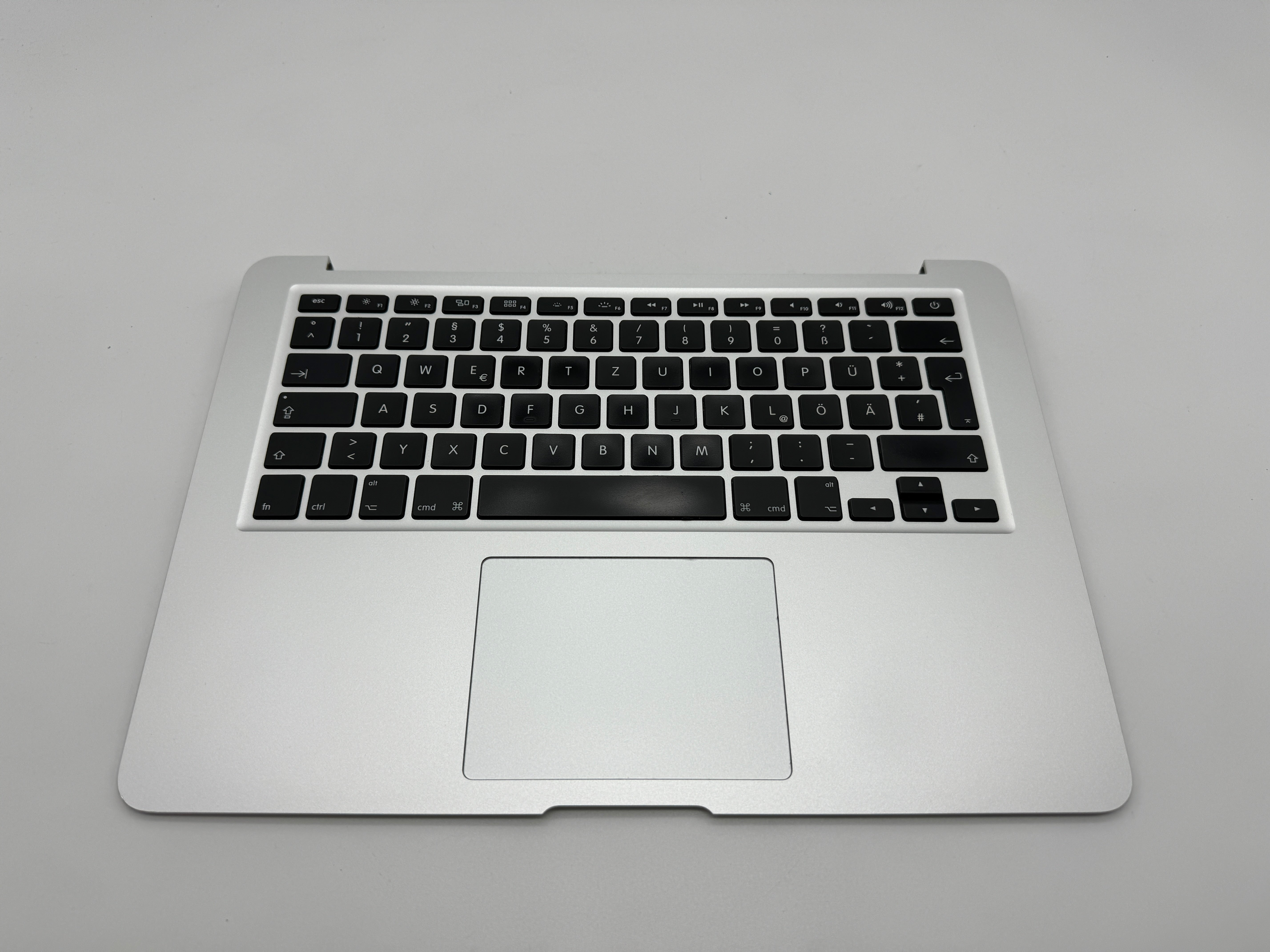 MacBook Air 13" A1466 2013 - 2017 Topcase QWERTZ Tastatur Akku Silber #T416