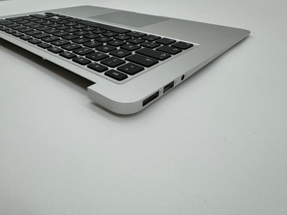 MacBook Air 13" A1466 2013 - 2017 Topcase QWERTZ Tastatur Akku Silber #T416