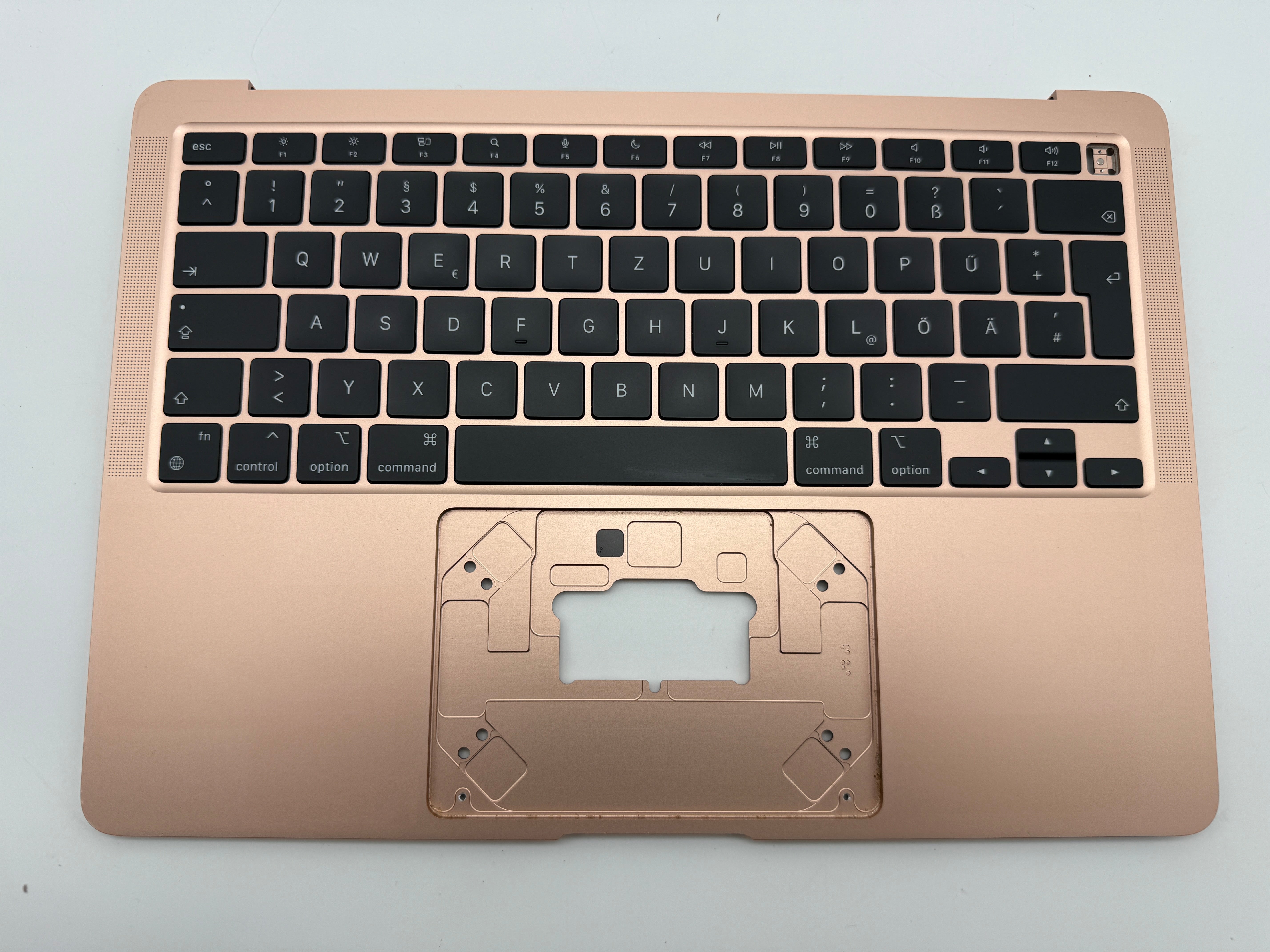 MacBook Air 13" 2020 A2337 Topcase QWERTZ Akku Tastatur Gold #T873