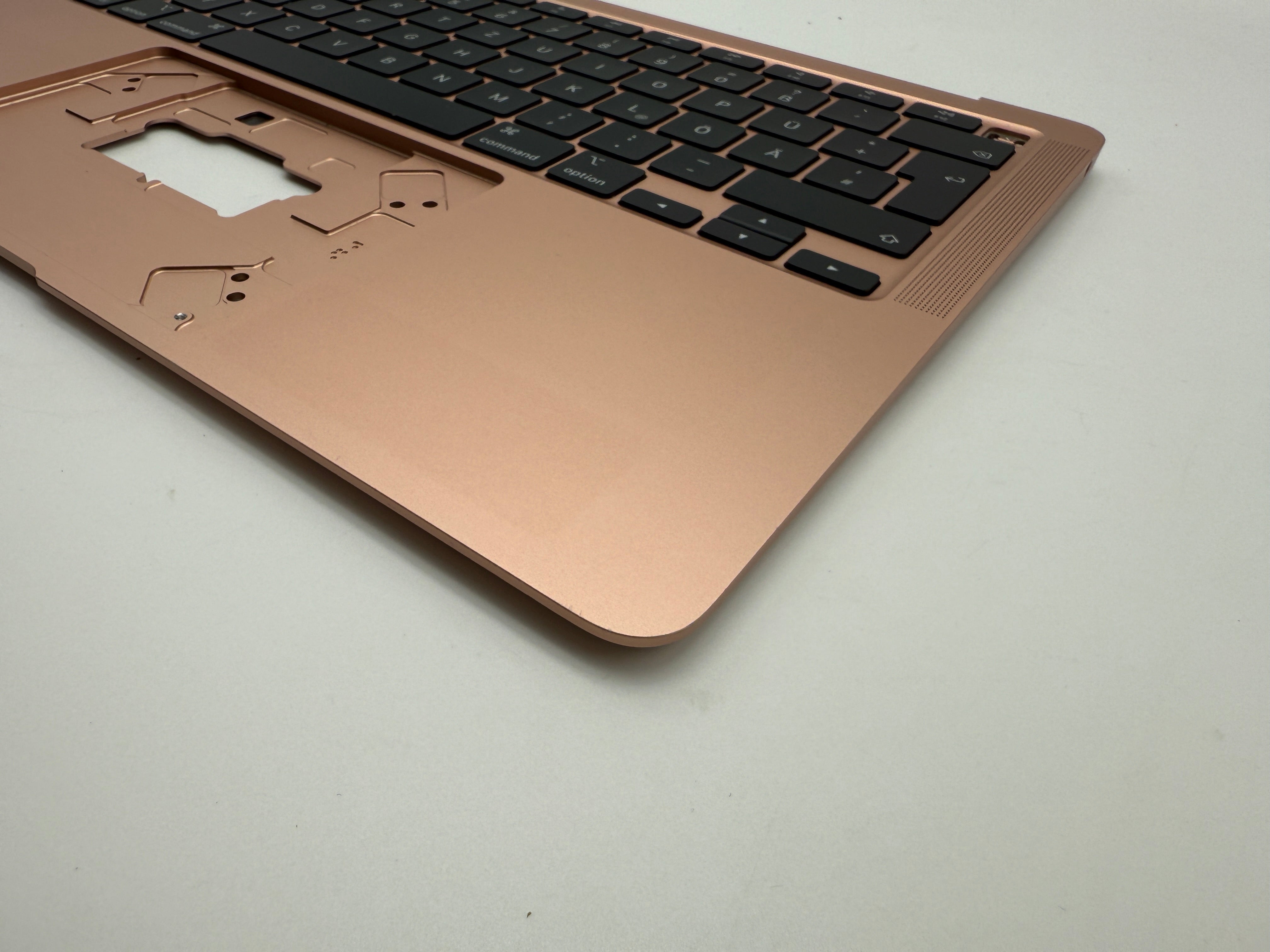 MacBook Air 13" 2020 A2337 Topcase QWERTZ Akku Tastatur Gold #T873