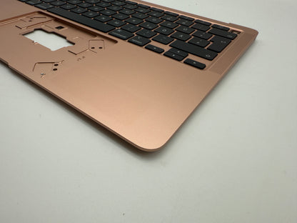 MacBook Air 13" 2020 A2337 Topcase QWERTZ Akku Tastatur Gold #T873