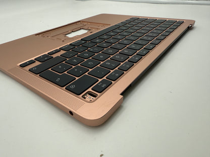 MacBook Air 13" 2020 A2337 Topcase QWERTZ Akku Tastatur Gold #T873
