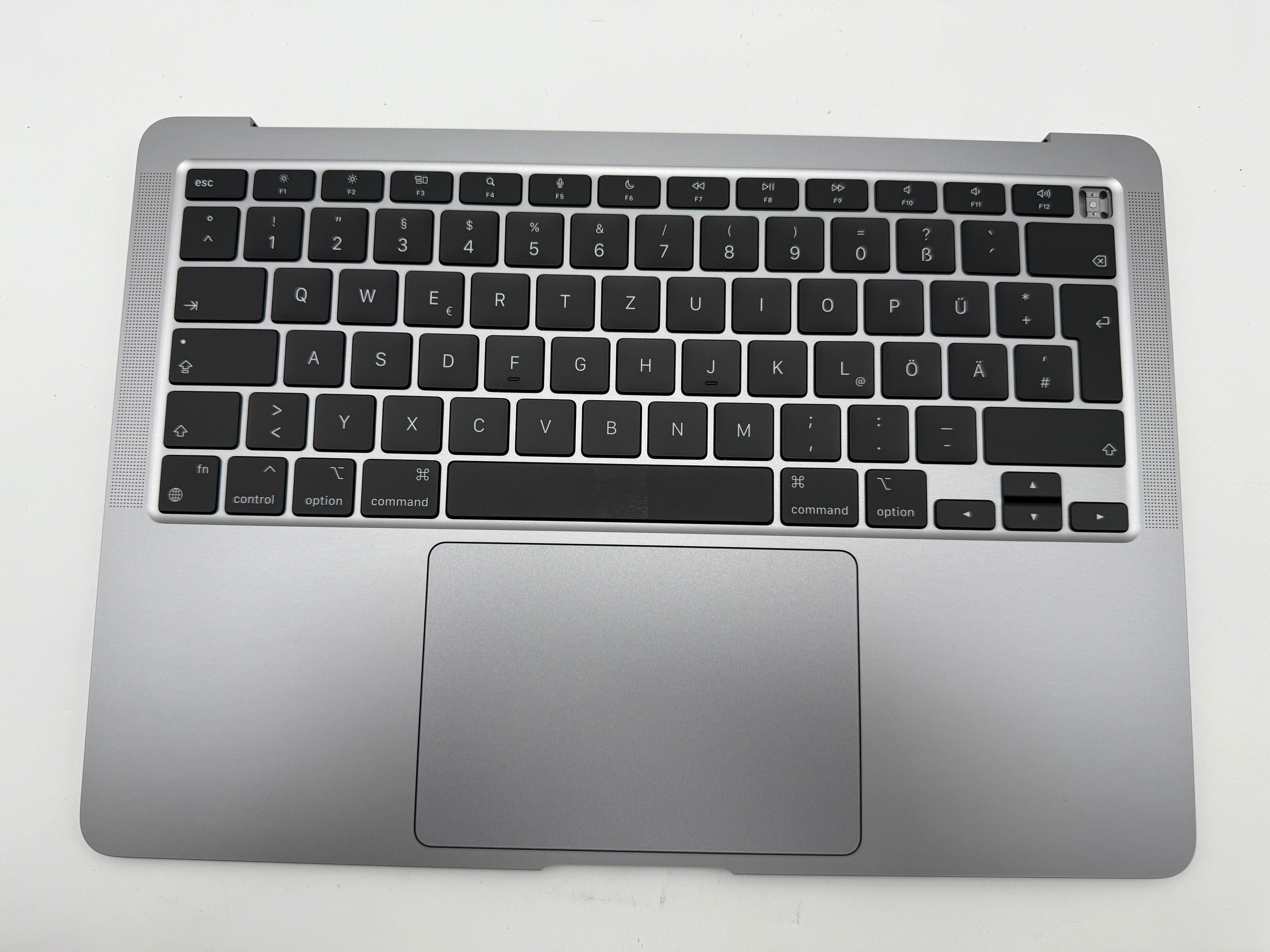 MacBook Air 13" 2020 A2337 Topcase QWERTZ Trackpad Tastatur Grau #T875