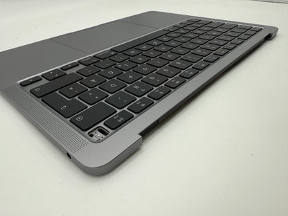MacBook Air 13" 2020 A2337 Topcase QWERTZ Trackpad Tastatur Grau #T875