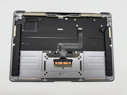 MacBook Air 13" 2020 A2337 Topcase QWERTZ Trackpad Tastatur Grau #T875