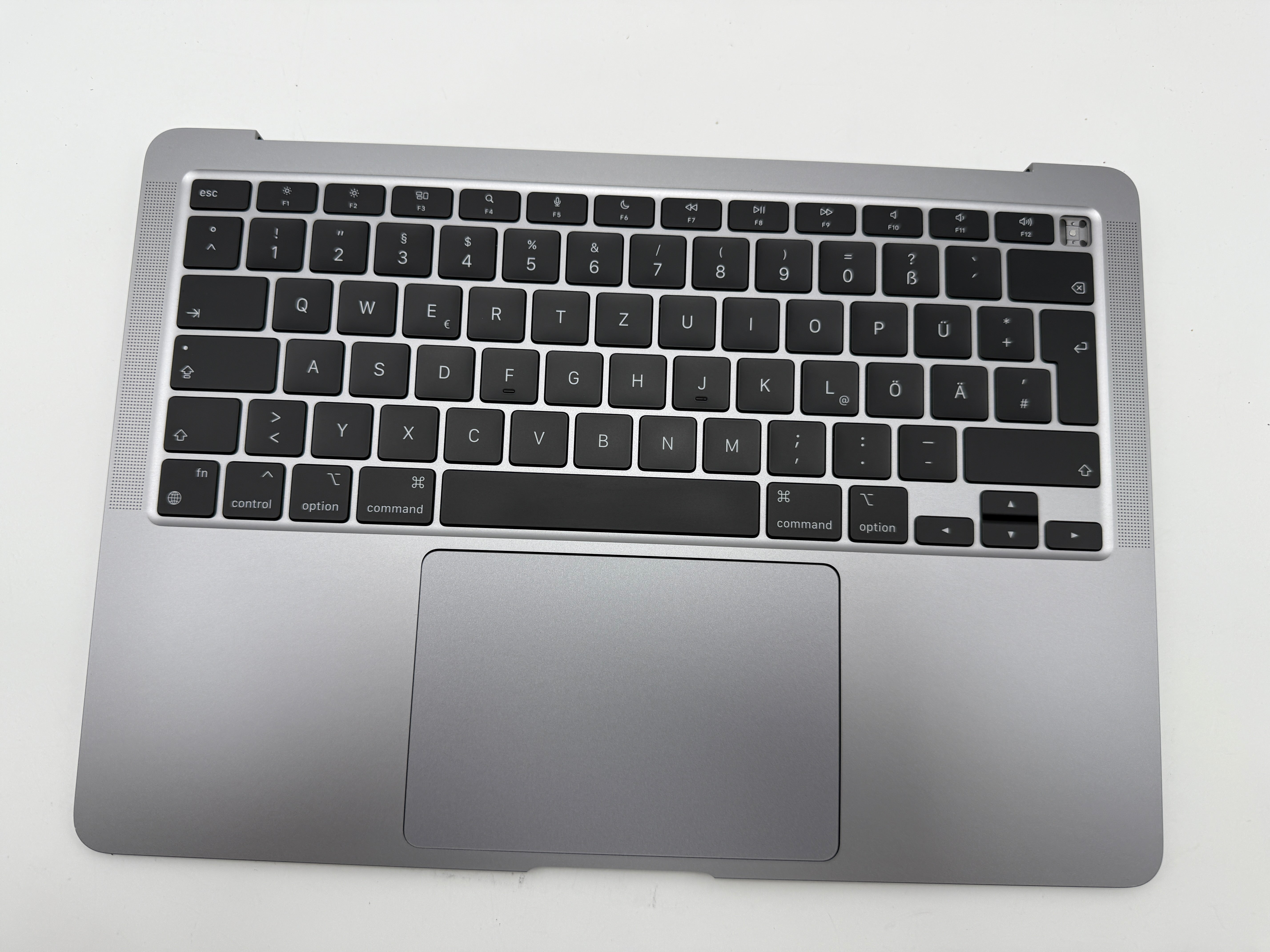 MacBook Air 13" 2020 A2337 Topcase QWERTZ Akku Tastatur Grau #T876