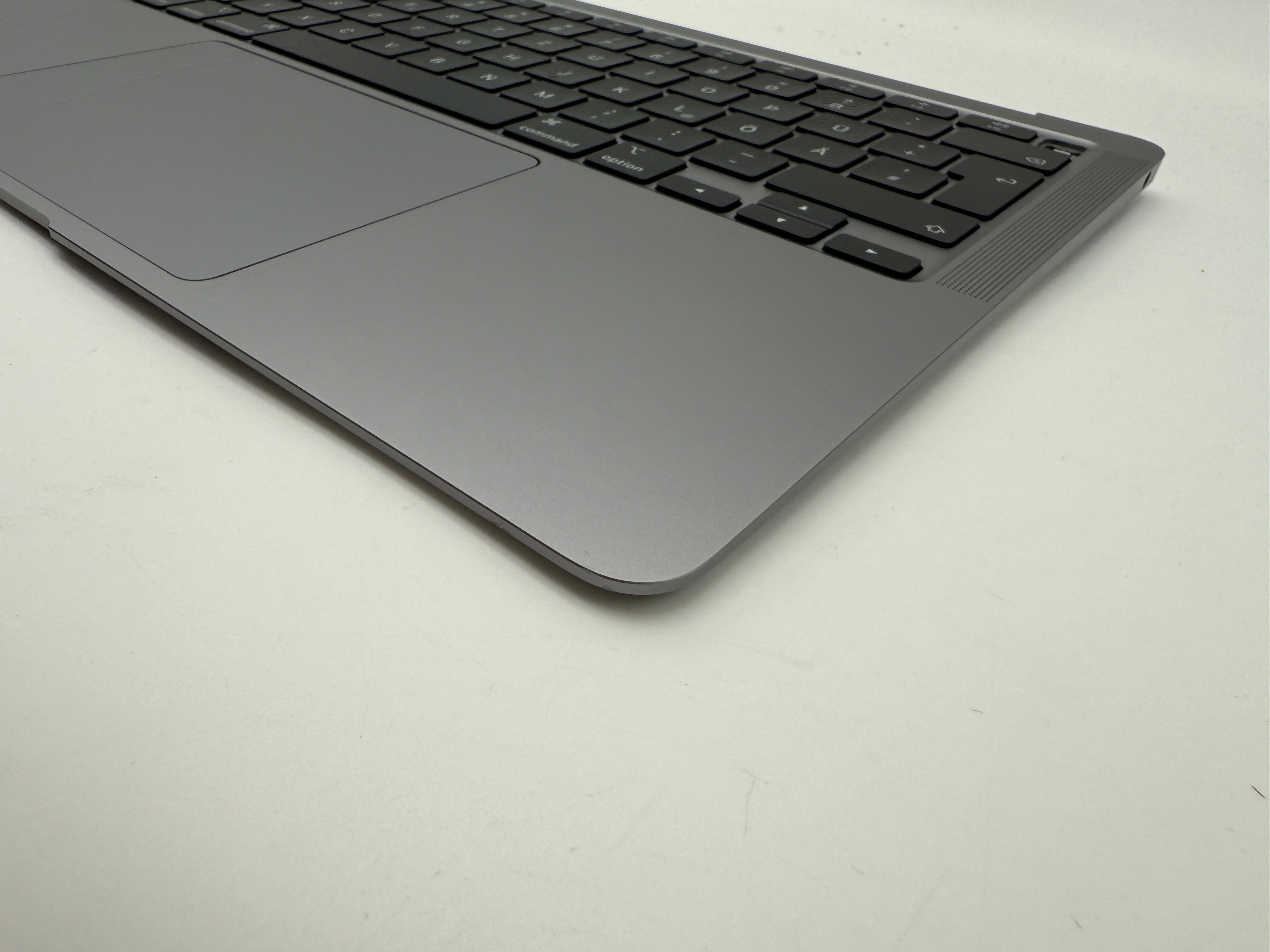 MacBook Air 13" 2020 A2337 Topcase QWERTZ Akku Tastatur Grau #T876