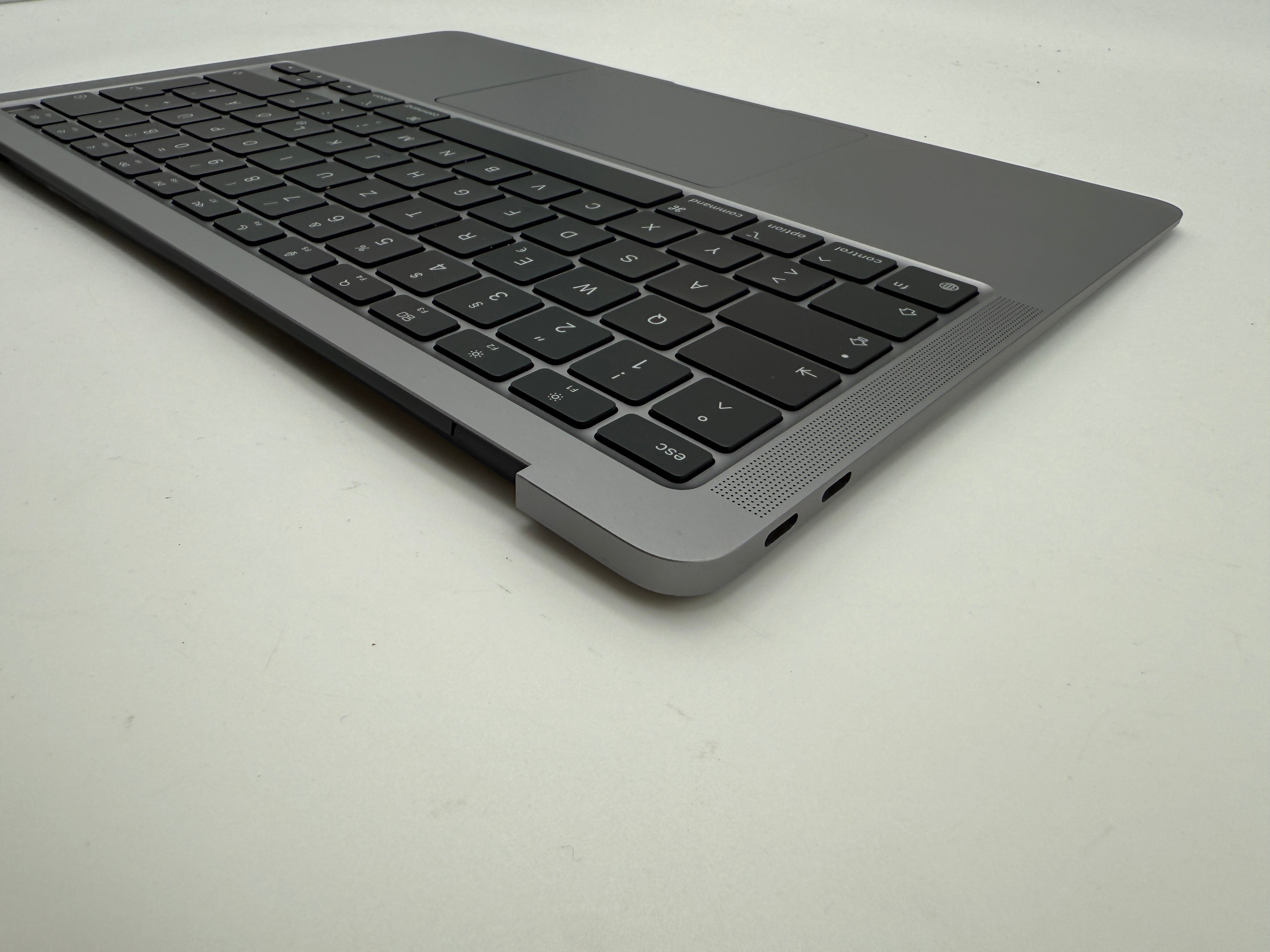 MacBook Air 13" 2020 A2337 Topcase QWERTZ Akku Tastatur Grau #T876
