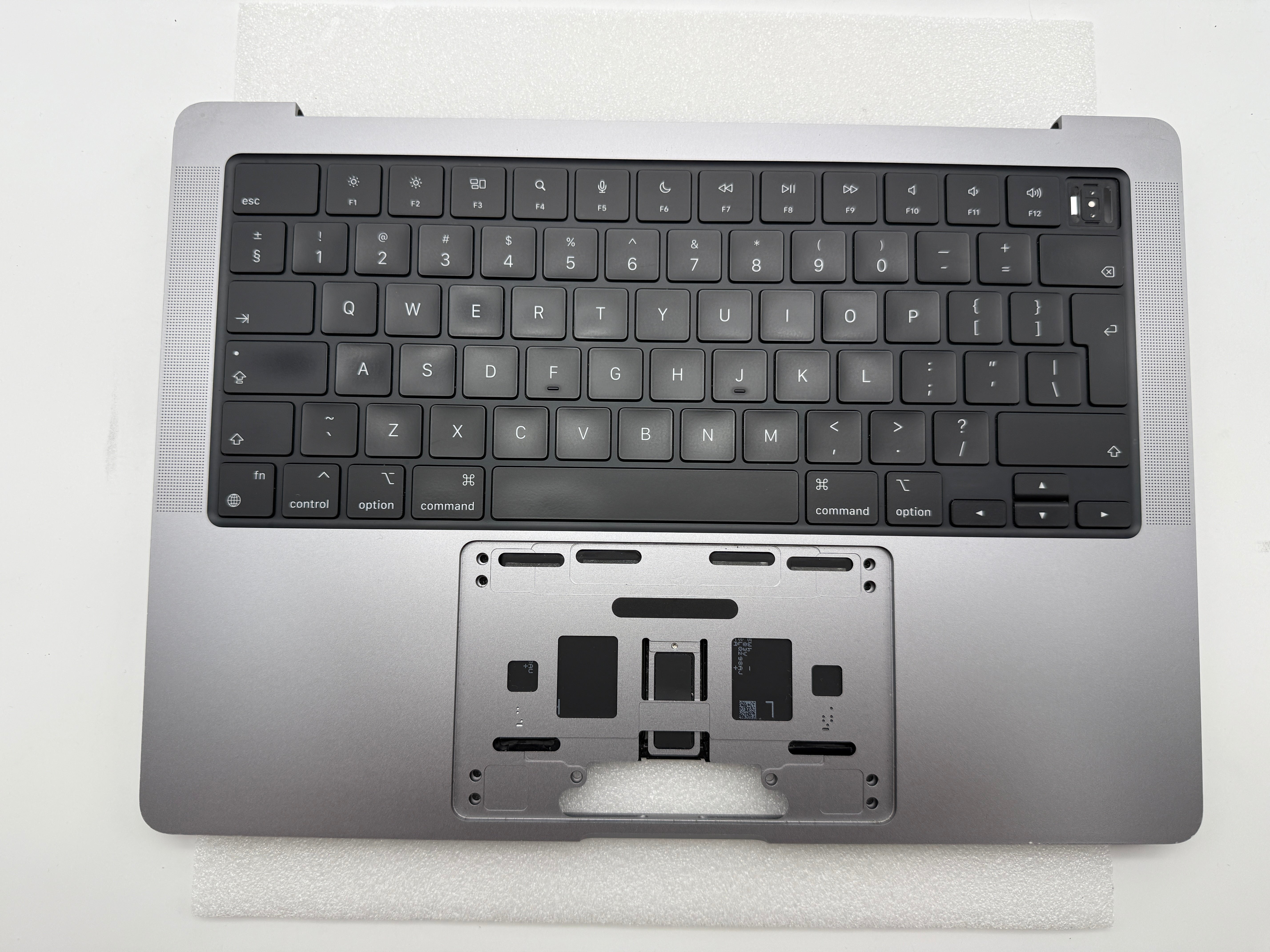 Macbook Pro 14" 2021 A2442 Topcase QWERTY UK Tastatur Spacegrau #T877