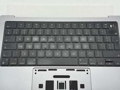 Macbook Pro 14" 2021 A2442 Topcase QWERTY UK Tastatur Spacegrau #T877