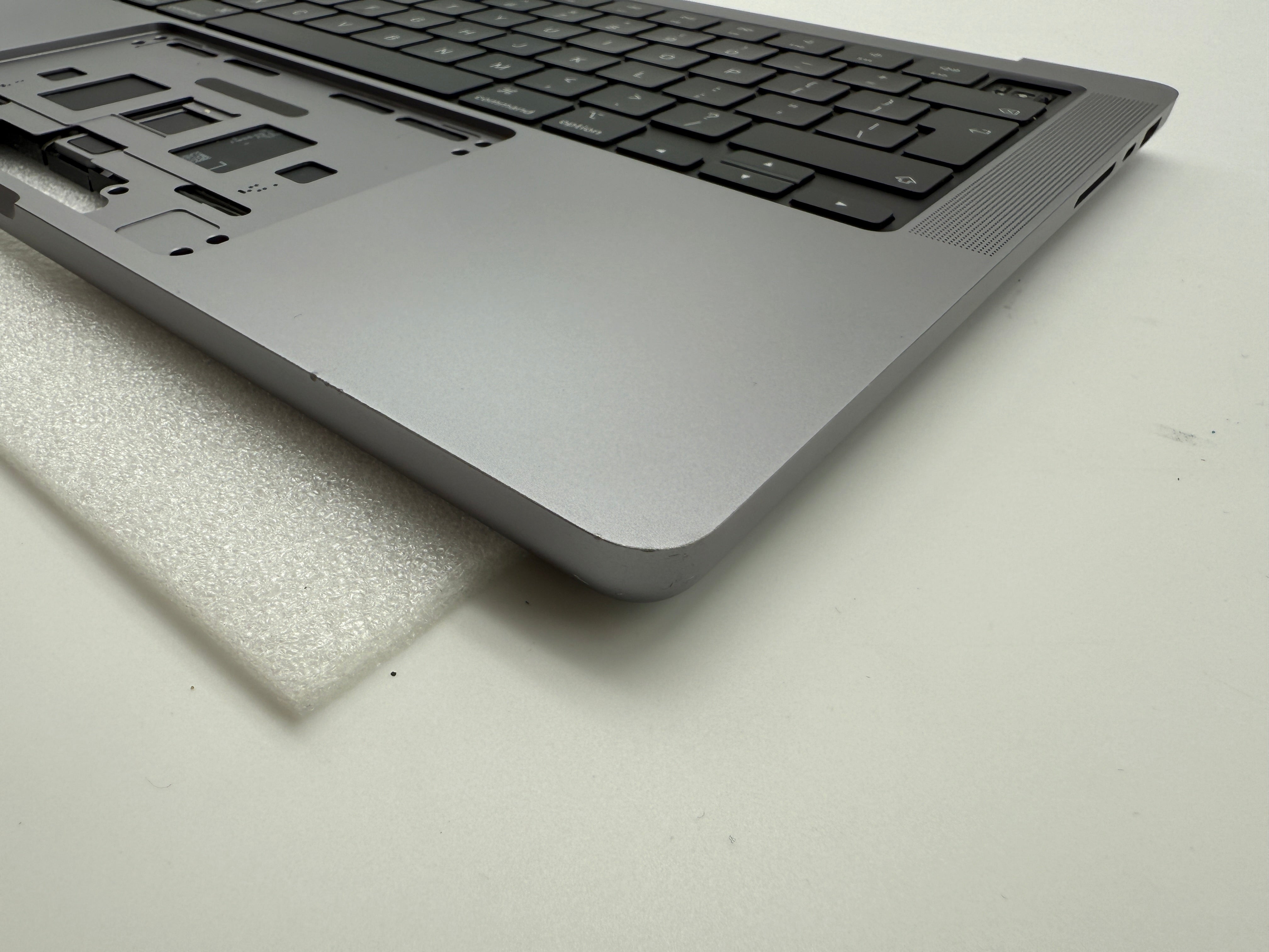 Macbook Pro 14" 2021 A2442 Topcase QWERTY UK Tastatur Spacegrau #T877