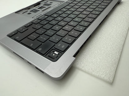 Macbook Pro 14" 2021 A2442 Topcase QWERTY UK Tastatur Spacegrau #T877