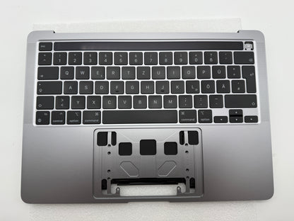 Macbook Pro 13" 2020 2022 A2338 Topcase QWERTZ Spacegrau Grau #T877