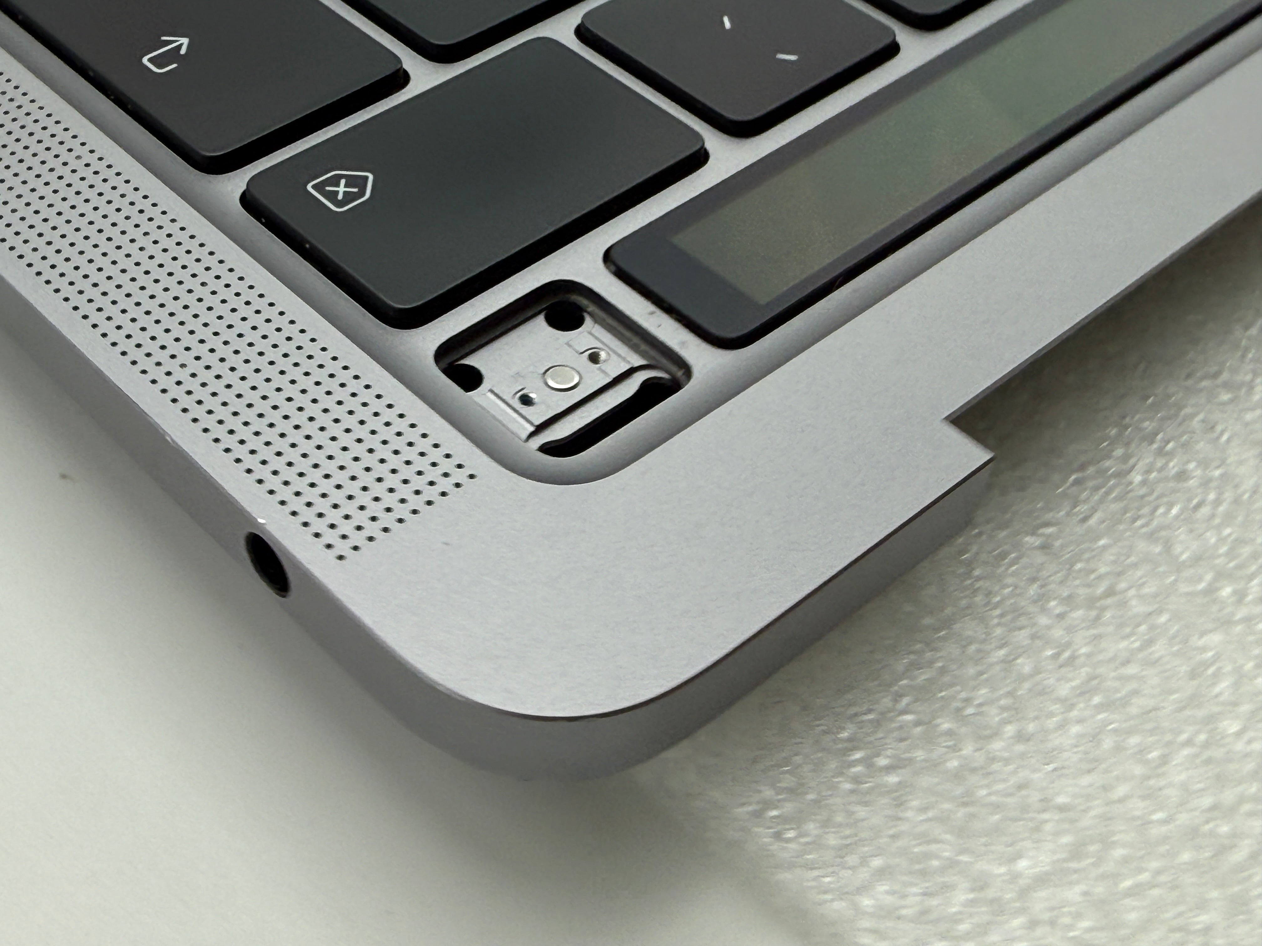 Macbook Pro 13" 2020 2022 A2338 Topcase QWERTZ Spacegrau Grau #T877