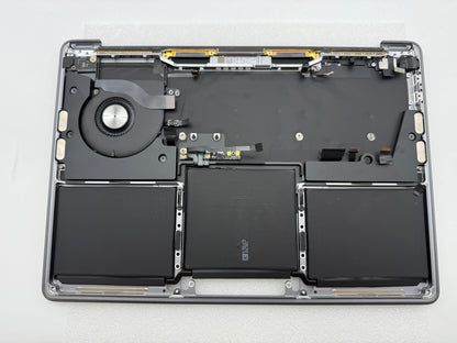 Macbook Pro 13" 2020 2022 A2338 Topcase QWERTZ Spacegrau Grau #T877