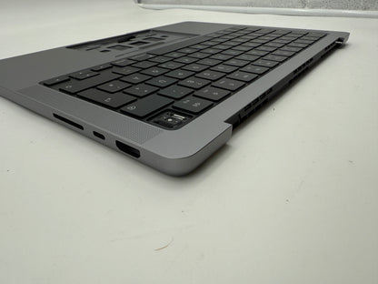 Macbook Pro 14" 2021 A2442 Topcase QWERTZ Tastatur Spacegrau #T878