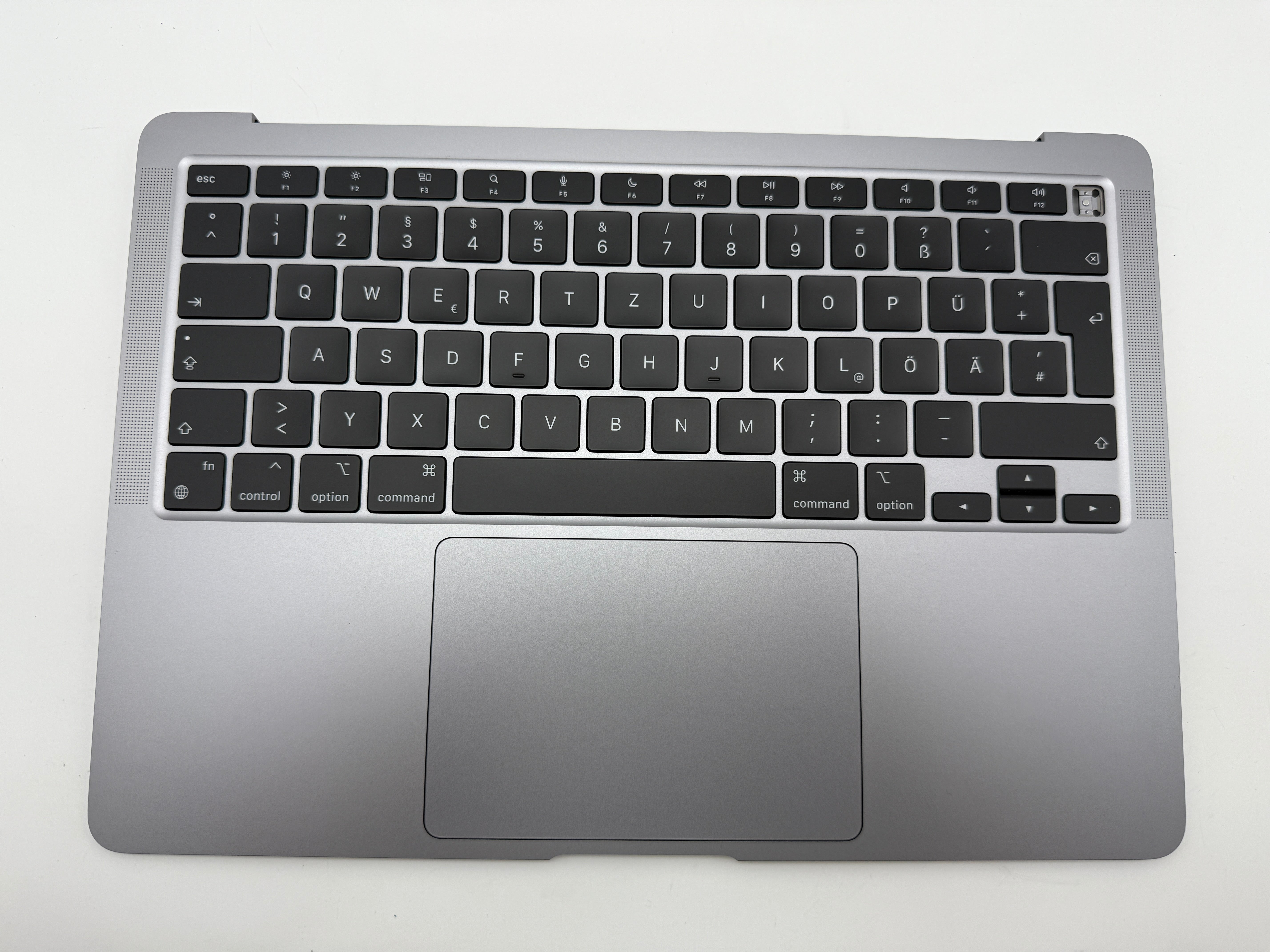 MacBook Air 13" 2020 A2337 Topcase QWERTZ Akku Tastatur Grau #T879