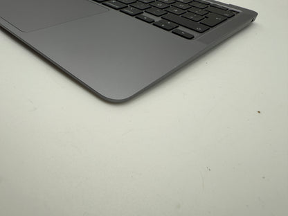 MacBook Air 13" 2020 A2337 Topcase QWERTZ Akku Tastatur Grau #T879