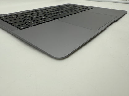 MacBook Air 13" 2020 A2337 Topcase QWERTZ Akku Tastatur Grau #T879